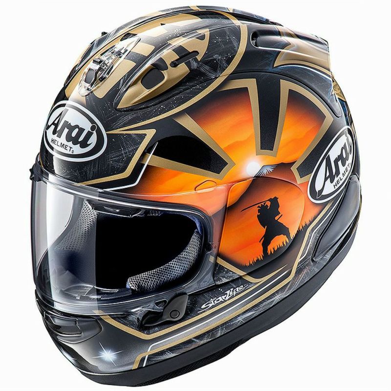 Arai アライ ヘルメット RX-7X PEDROSA 侍スピリット アールエックスセブンエックス (ペドロササムライスピリット) |  《公式》南海部品の通販サイト｜NANKAI BRAND SHOP