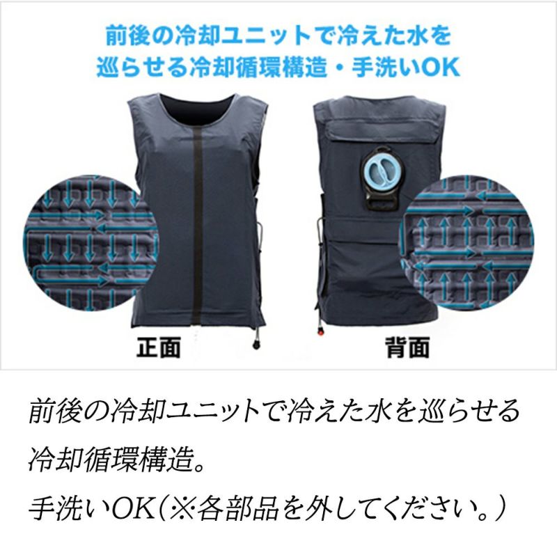 YAMASHIN 神風インナーアイスベスト YSR-NV-SET (バッテリー付き