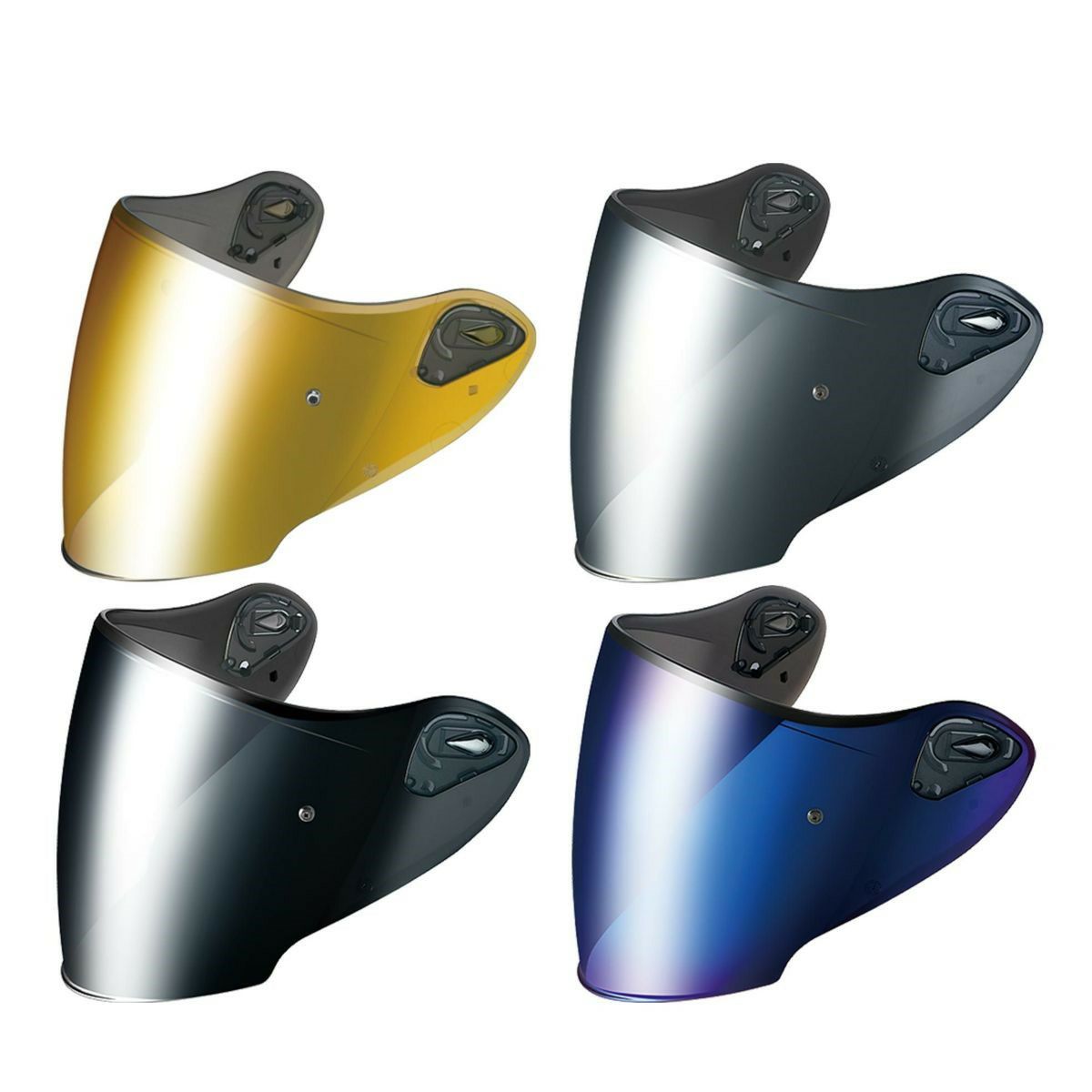 OGK KABUTO EXCEED ブルーミラーシールド付き OGK Kabuto kabuto EXCEED オプションパーツ SAJ-2 ミラー