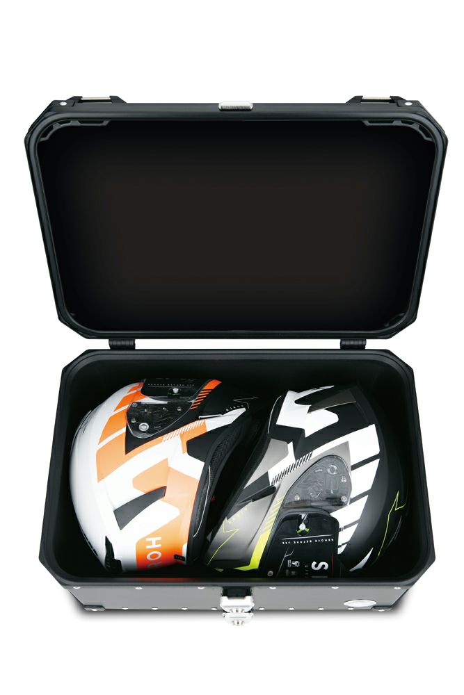 COOCASE クーケース アルミトップケースQ3 ブラック・シルバー