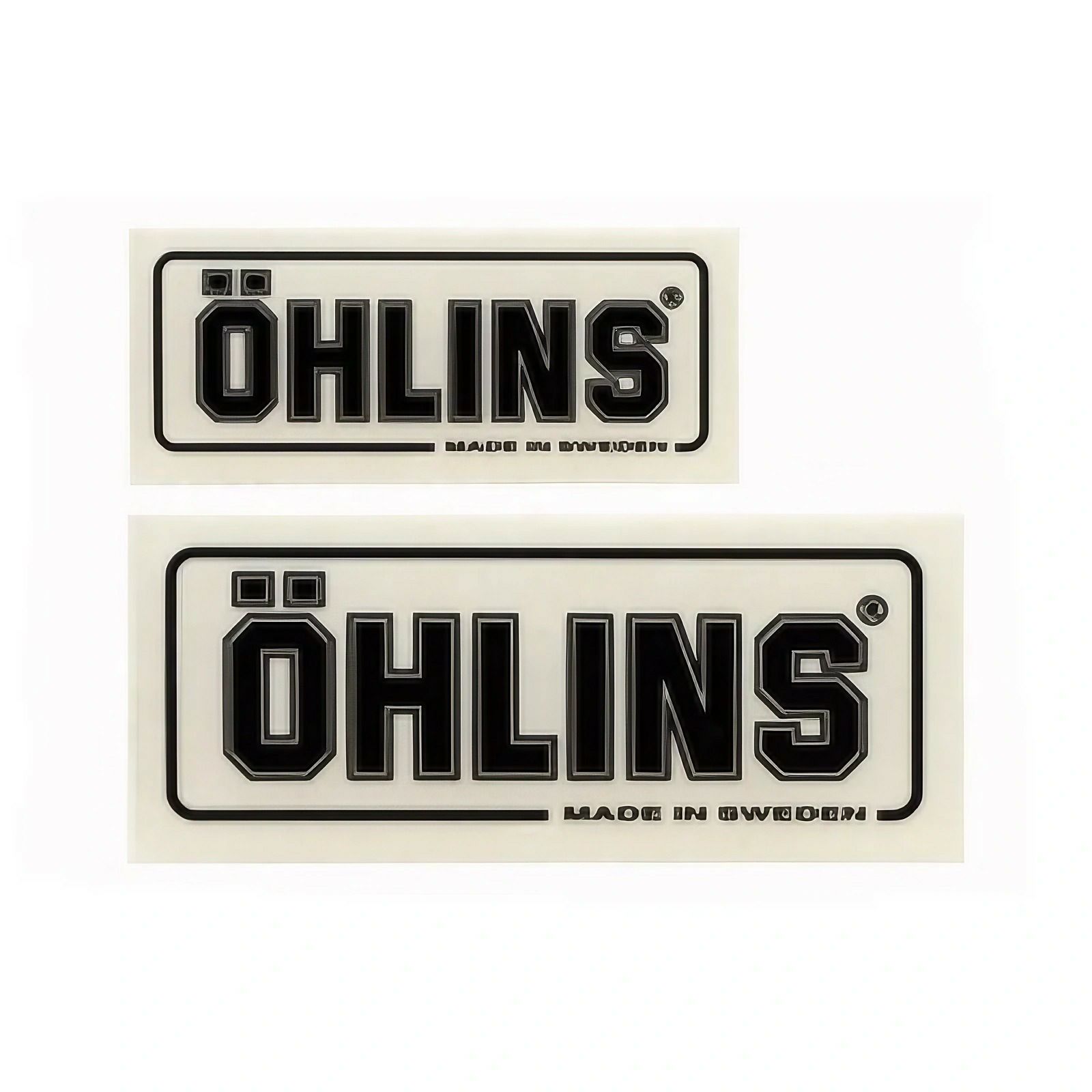 OHLINS オーリンズ クリアステッカー黒 0191-01 0191-09 | 《公式