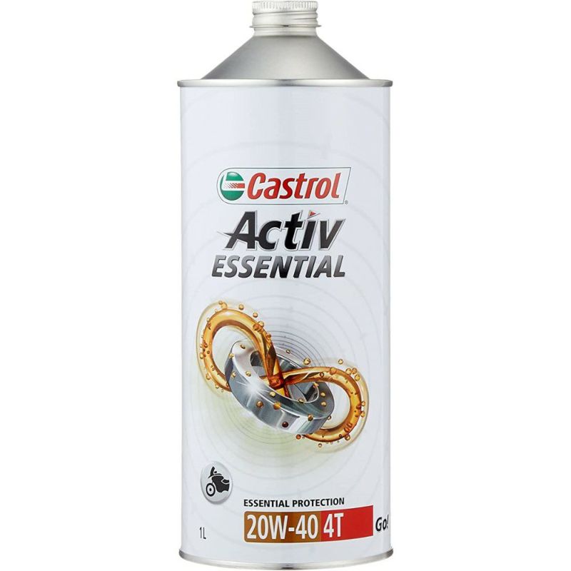 CASTROL カストロール 4サイクルオイル ACTIV ESSENTIAL 20W-40 1L 3410737 エンジンオイル |  《公式》南海部品の通販サイト｜NANKAI BRAND SHOP