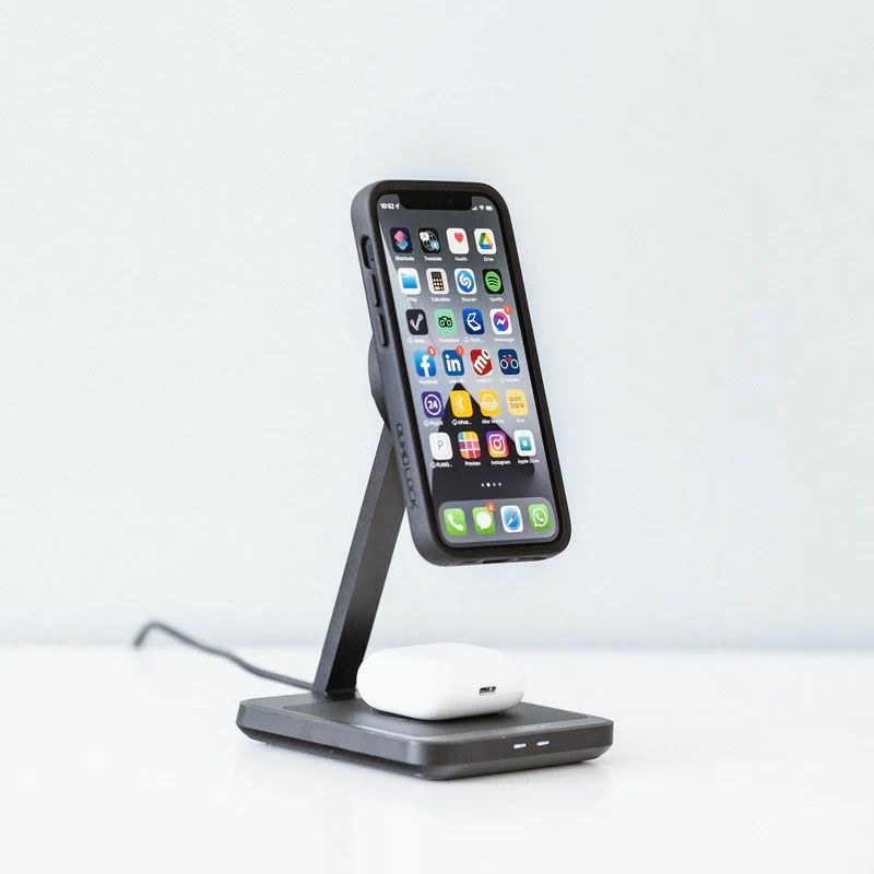 QuadLock Mag対応デュアルワイヤレスチャージャー デスク用 Home/Office - MAG Dual Desktop Wireless Charger - Quad Lock