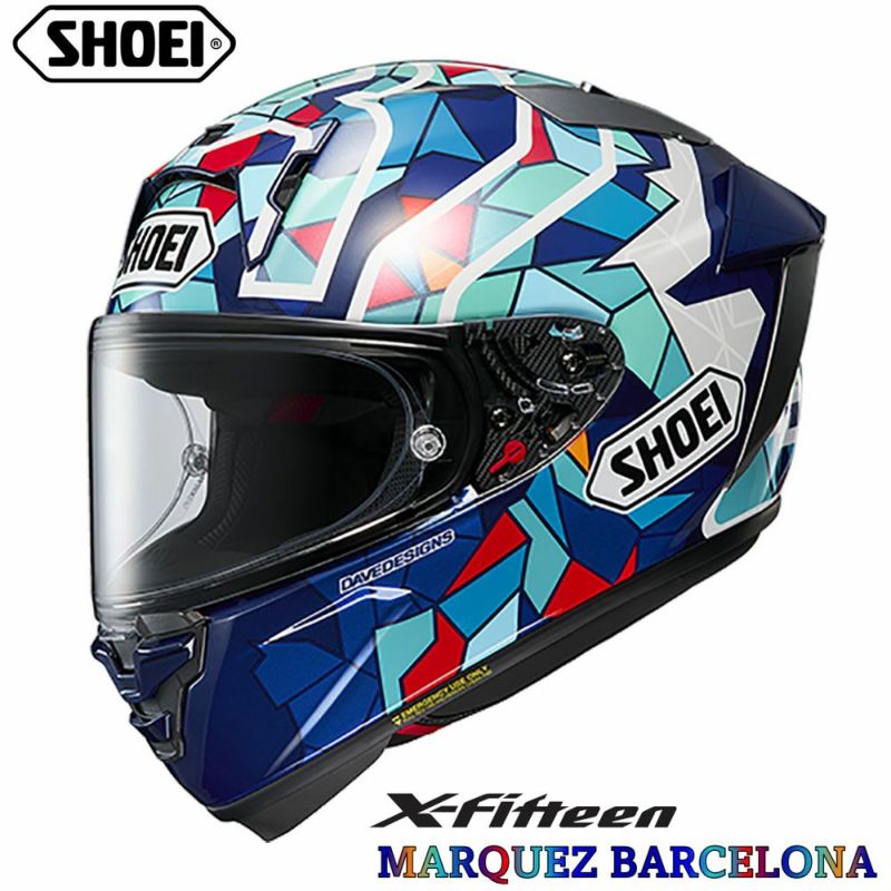 SHOEI ショウエイ ヘルメット X-Fifteen MARQUEZ BARCELONA（マルケス 