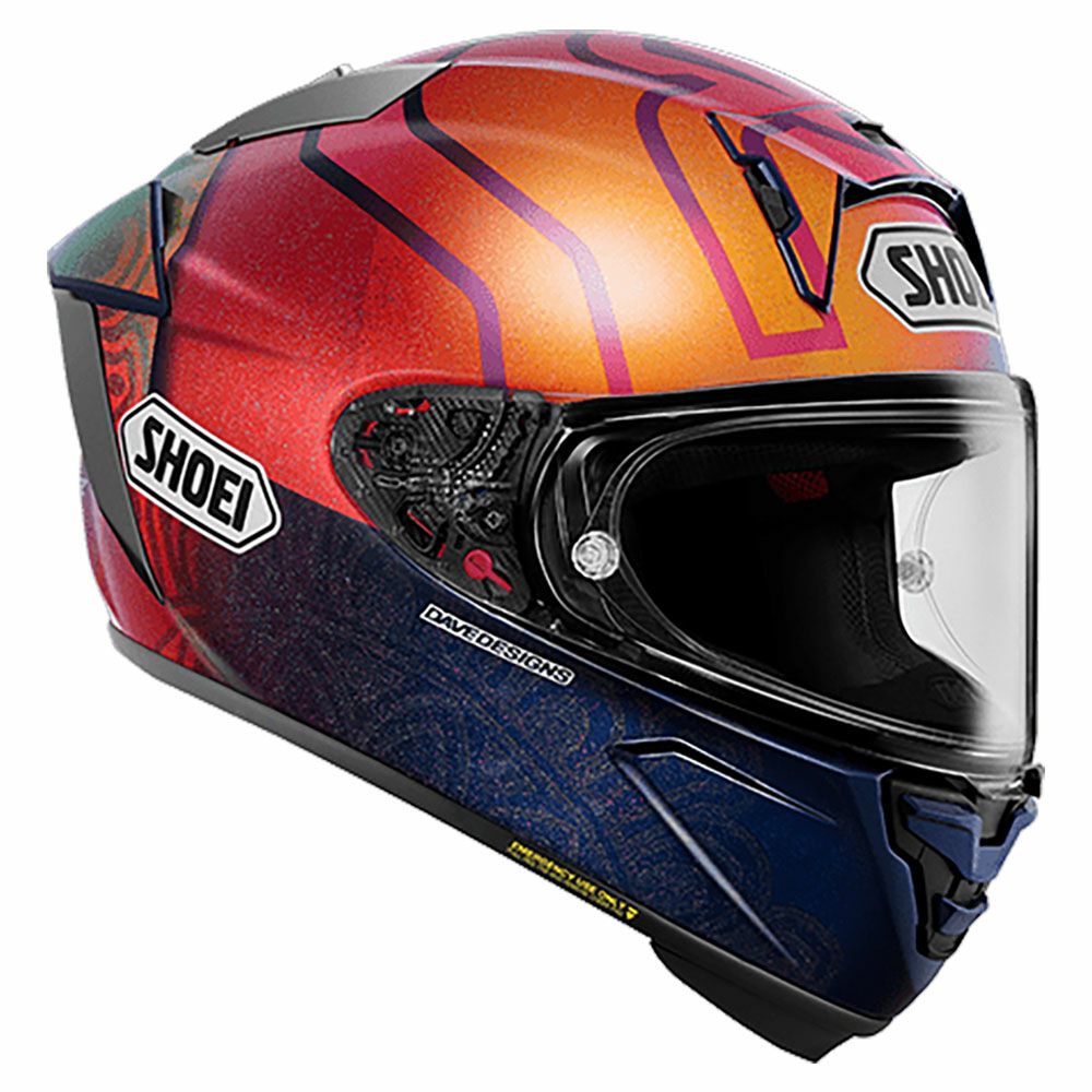 在庫限り】 SHOEI ショウエイ ヘルメット X-Fifteen MARQUEZ HOLI