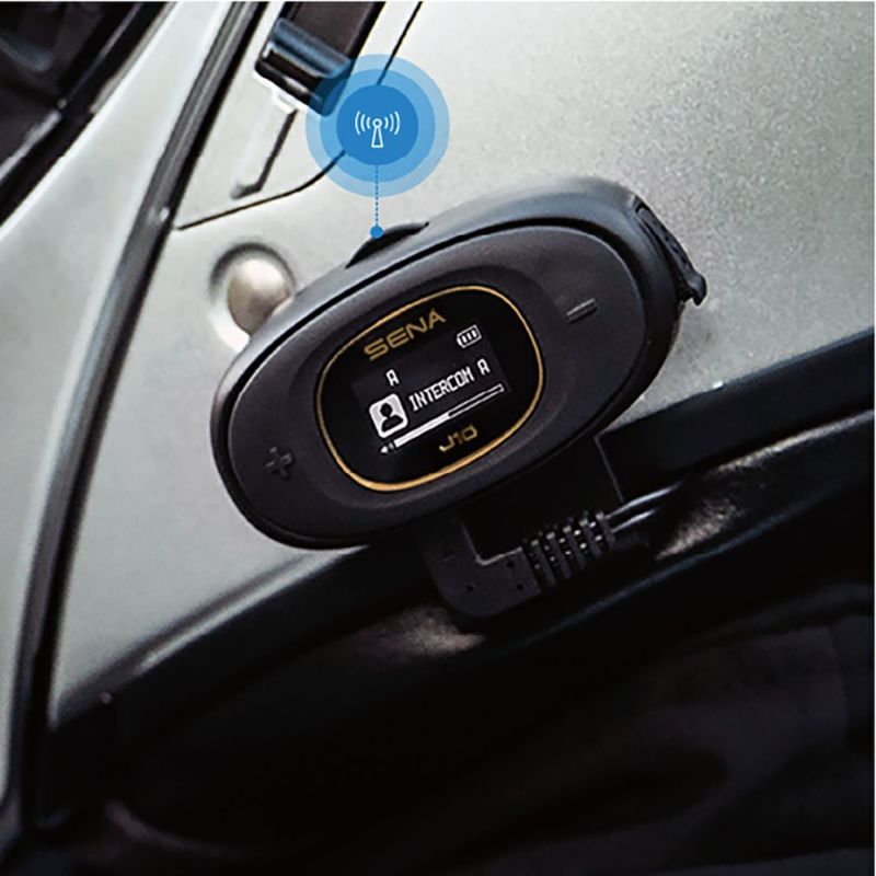 SENA セナJ10 [日本限定] HD スピーカー付き 4-WAY Bluetooth インター